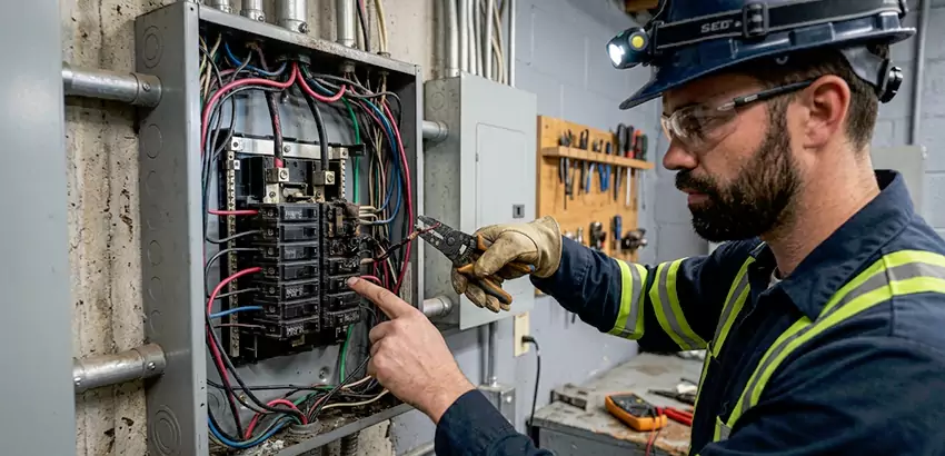 Breaker Box Short Circuit Repair in Bella Vista