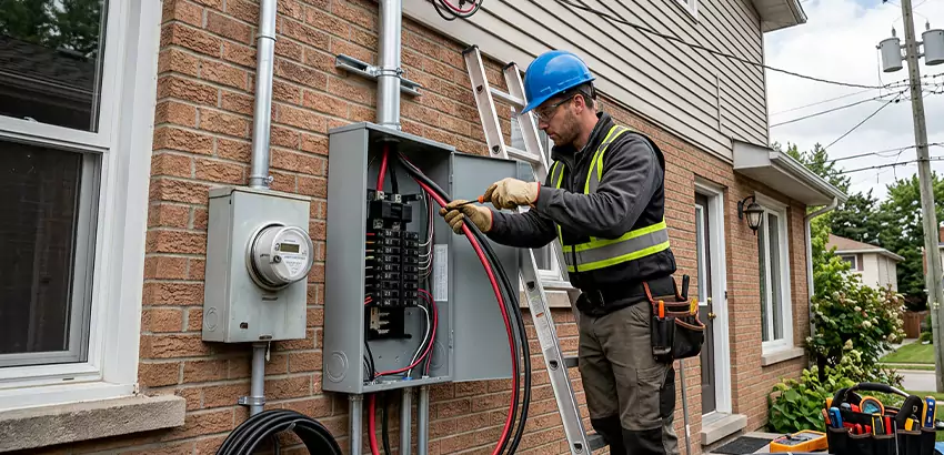 Outdoor Subpanel Installation in Bella Vista