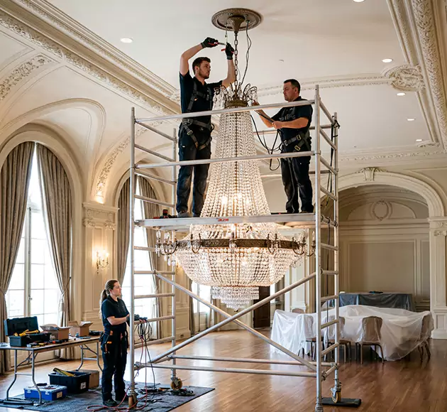 Professional Chandelier Installation: Your Local Fixture Team in Bella Vista, AR